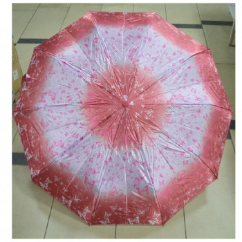 Зонт женский автомат Узоры, бабочки M340