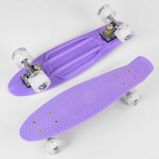 Скейт Пенни борд 6502 (8) Best Board, доска=55см, колёса PU со светом, диаметр 6см Фото