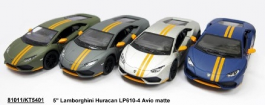 Модель легковая 5&quot; KT5401W Lamborghini Huracan LP610-4 Avio matte метал.инерц.открыв.дв.кор.ш.к./96/ Фото