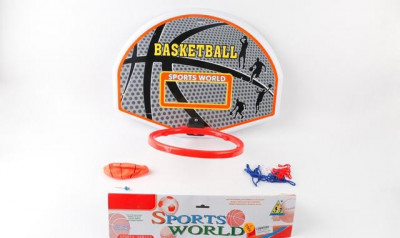 Баскетбольный набор JB5021E (48шт/2) корзина, мяч, иголка, в пакете 50, 5*37, 5см