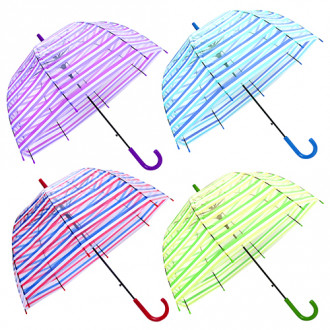 Зонт-трость полуавтомат 60см, 8 спиц (60шт)
