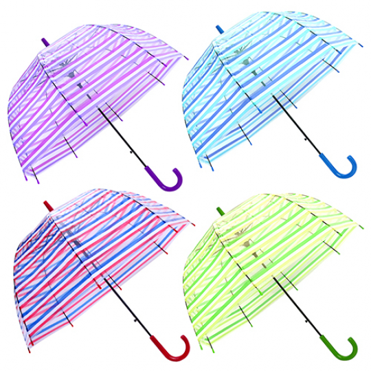 Зонт-трость полуавтомат 60см, 8 спиц (60шт) Фото