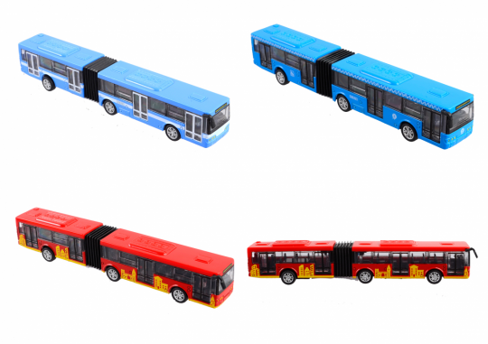 Модель автобус PLAY SMART 6576D метал.инерц.4цв. /8/96/12шт.в кор.45*26,5*40,5 Фото