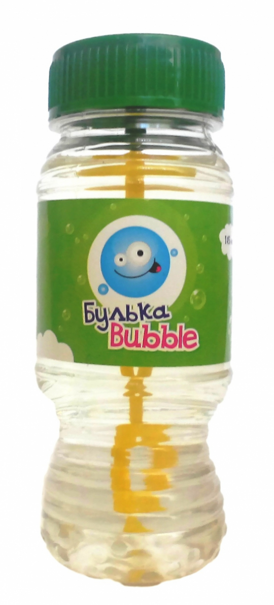 Мыльные пузыри &quot;Булька Bubble&quot;, цена за 1 шт, в уп. 15шт по 145мл, в кор. 24*16*12см Фото