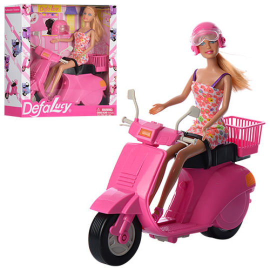 Кукла Defa, скутер, аксессуары, в кор, 28*28*8,5 см (12шт/2) Фото