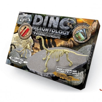Набор раскопки динозавра DINO PALEONTOLOGY Дилофозавр и Диплодок