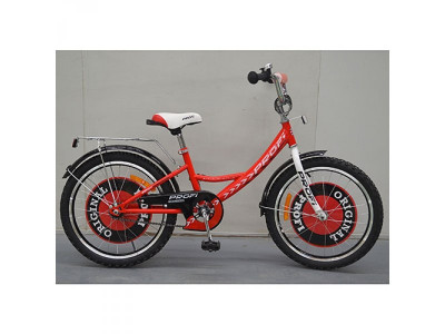 Велосипед детский PROF1 14д. G1445 (1шт) Original boy,красный,звонок,доп.колеса