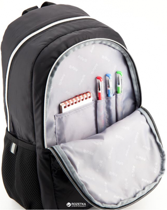 Рюкзак мягкий молодежный Kite Education для девочек 380 г 40.5 x 26.5 x 13.5 см 13 л Черный (K18-866L-1)  Фото