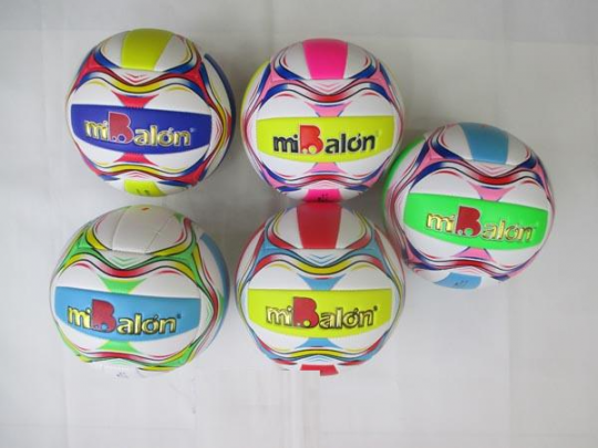 Мяч волейбол F17498 (60шт) 5 цветов, Фото