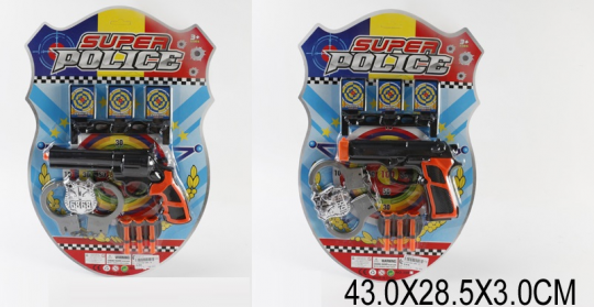 Полицейский набор 388-36/37 (144шт/2) 2 вида, на планшетке 43*28, 5*3см Фото