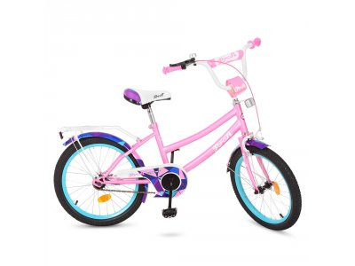 Велосипед детский PROF1 20д. Y20162 (1шт) Geometry, розовый(мат),звонок,подножка