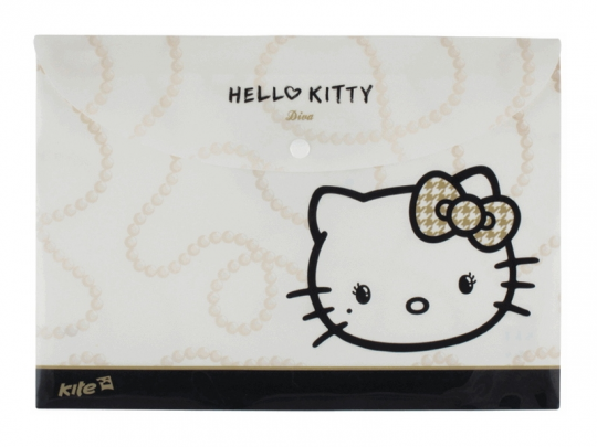 Папка на кнопке, А4 Hello Kitty Diva /12/480/960/ Фото
