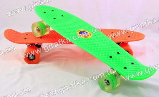 Скейт пластиковый с полиуретановыми колесами Фото