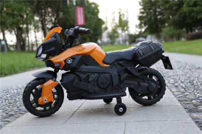 Эл-мобиль T-7218 ORANGE мотоцикл 6V4.5AH мотор 1*25W с MP3 90*42*58,8 ш.к. /1/