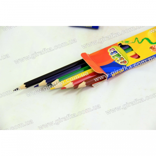 Цветные карандаши Class Премиум 6 цветов Фото