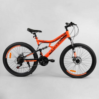 Велосипед Спортивный CORSO «Rock-Pro» 26&quot; дюймов 27779 (1) рама металлическая, SunRun 21 скорость, собран на 75%