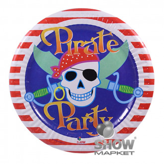 Тарелки &quot;Pirate party&quot;, д.7, цена за уп., в уп. 6шт