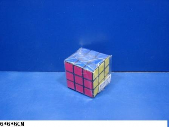Кубик Рубика 588-4 (288шт/2) в пакете 6*6*6см Фото