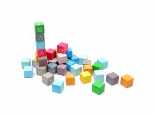 Кубики цветные с буквами ВП 022/2 Вінні Пух Фото