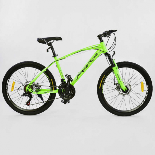Велосипед Спортивный CORSO 24&quot;дюйма 0012 - 2315 GREEN-BLACK Free Ride (1) Фото