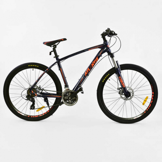 Велосипед Спортивный CORSO 27,5&quot;дюйма JYT 008 - 7308 BLACK-ORANGE ATLANTIS (1) Алюминий, 24 скорости Фото