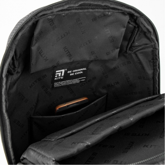 Рюкзак для города Kite City унисекс 610 г 44 x 30.5 x 11 см 15 л Темно-серый (K20-2515L-2) Фото