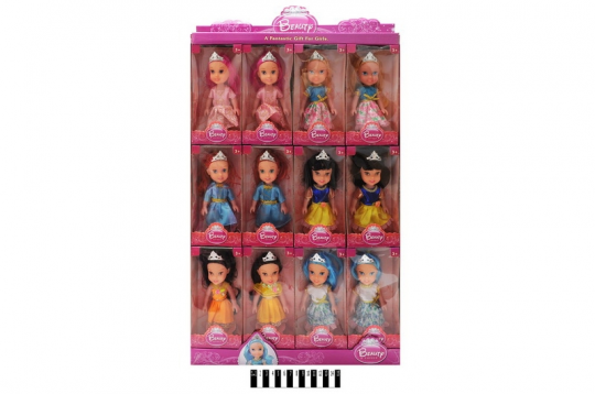 Набор мини-кукол 17.5*9  &quot;Диснеевские принцессы&quot; в кор. 12шт. /288/ Фото