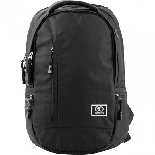 Рюкзак молодежный GoPack 0.55 кг 47x33x13.5 см 18 л Черный (GO19-145L) Фото