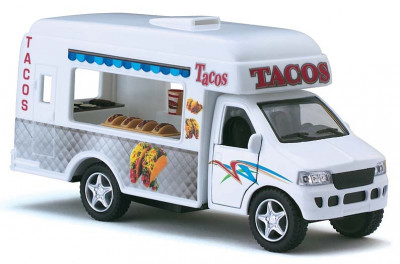 Машина мет. &quot;KINSMART&quot; KS5255W &quot;Tacos Truck&quot; в кор. 16*8*7,5 см.