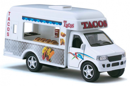 Машина мет. &quot;KINSMART&quot; KS5255W &quot;Tacos Truck&quot; в кор. 16*8*7,5 см. Фото