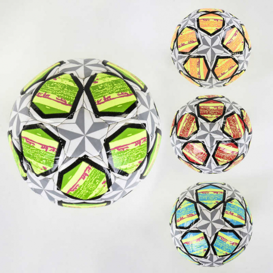 Мяч футбольный С 37839 (150) 4 вида, &quot;РАЗМЕР №2&quot;, баллон PVC, материал PVC Фото