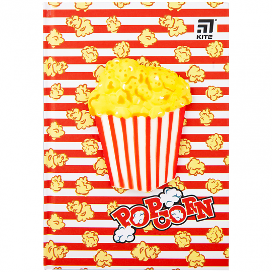 Блокнот Kite Popcorn K20-284-4, сквиш, А5, 80 листов, клетка Фото