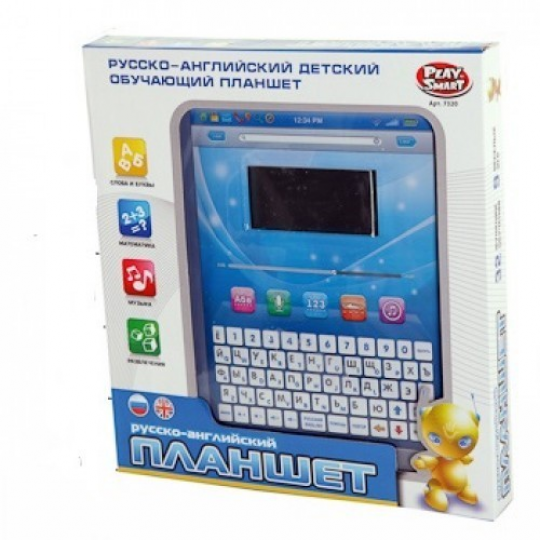Планшет детский русско-английский PlaySmart от сети 7322 с цветным экраном Фото