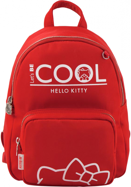 Рюкзак дошкольный Kite Kids Fashion Hello Kitty для девочек 305 г 26x20x9 см 5 л Красный (HK19-547-2) Фото