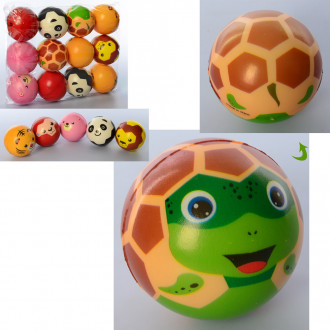 Мяч детский фомовый MS 3265 (240шт) 7,6см, 6видов, 12шт в кульке, 23-30,5--7,6см