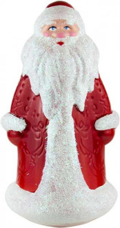 Новогодняя подвеска Дед мороз №1 21*11 см, пластик