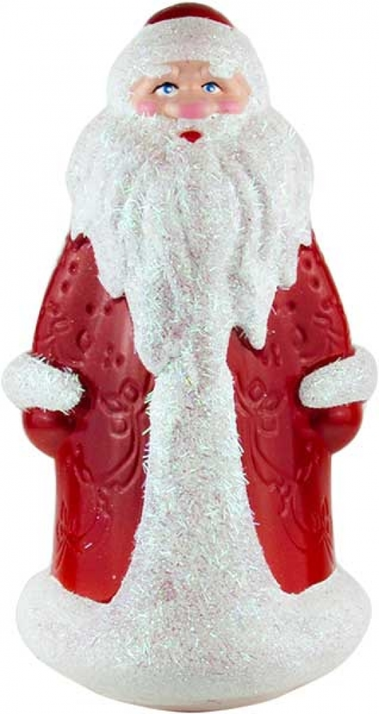 Новогодняя подвеска Дед мороз №1 21*11 см, пластик Фото