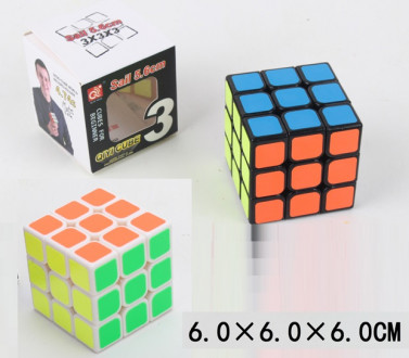 Кубик &quot;Рубика&quot;, 2 цвета, в кор. 6*6*6см  (120шт)