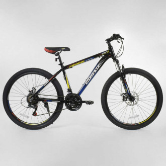 Велосипед Спортивный CORSO 26&quot;дюймов 85512 (1) рама алюминиевая 16.5’’, 21 скорость, собран на 75%