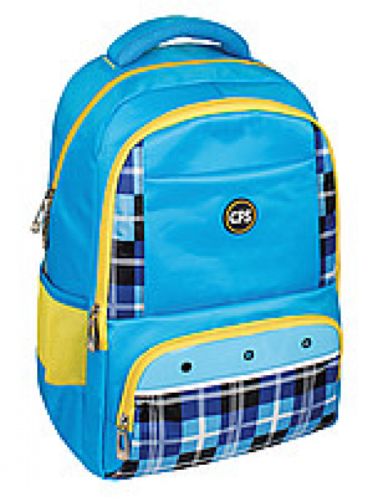 Рюкзак Сool For School 42х27х14 см 16 л Голубой с желтым (CF86245) Фото