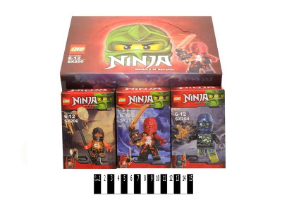 Конструктор &quot;Ninja&quot; (коробка 12 шт.) 26*17*12,5 см. /480/