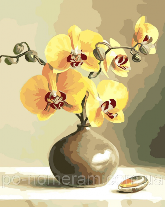 Роспись по номерам &quot;Орхидеи&quot; в кор. 40*50см, ТМ ArtStory Фото