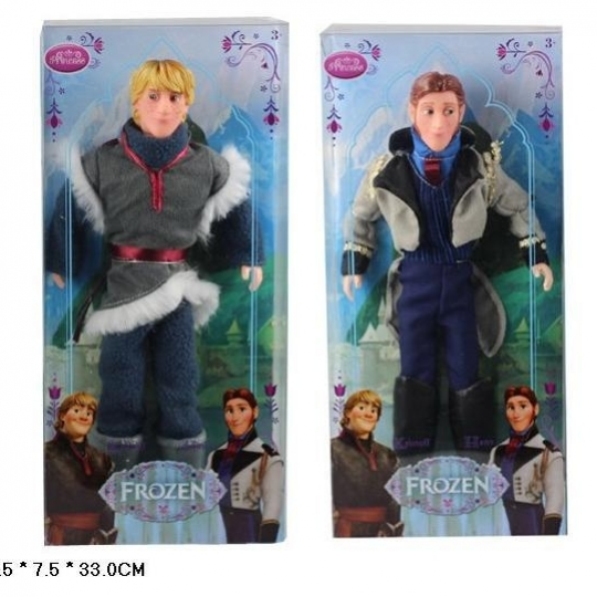 Кукла &quot;Frozen &quot; ZT8852A/B 2 вида : Ханс или Кристоф, мальчики, шарнирные Фото