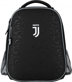 Рюкзак школьный каркасный Kite Education FC Juventus для мальчиков 995 г 38 x 29 x 16 см 16 л Черный (JV20-531M)