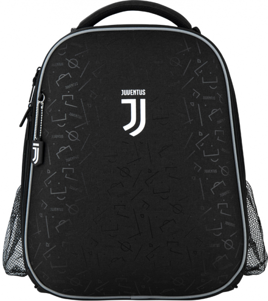 Рюкзак школьный каркасный Kite Education FC Juventus для мальчиков 995 г 38 x 29 x 16 см 16 л Черный (JV20-531M) Фото