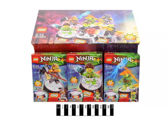 Конструктор &quot;Ninja&quot; (коробка 12 шт.) 24*16*4.5 см. /360/ Фото