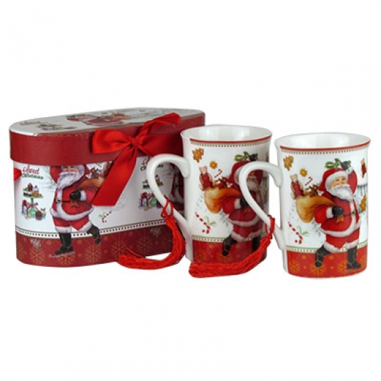 Чашка Sweet Christmas керамика цена за набор 2шт 5-592 Фото