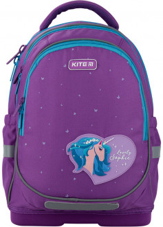 Рюкзак Kite Education Lovely Sophie для девочек 730 г 36x27x16 см 15.5 л Фиолетовый (K20-724S-1)