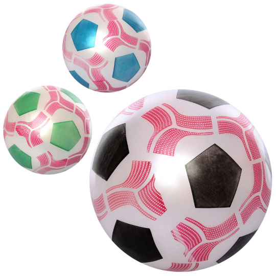 Мяч детский MS 1348 (240шт) 9 дюймов,футбол,рисунок, 60грамм, 3 цвета, в кульке, Фото