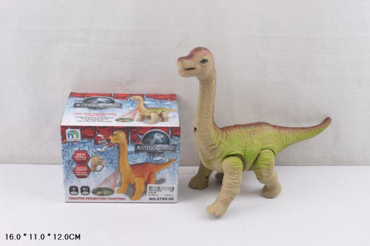 Динозавр в коробке на батарейках (9789-86) Фото